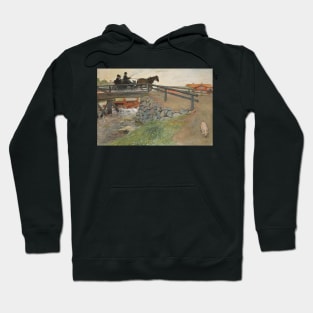 The Bridge. From A Home by Carl Larsson Hoodie